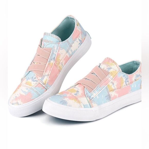 JENN ARDOR Women Tie-Dye Low-Top Tennis Canvas Sneaker Sz 9 NWT IN BOX - Picture 3 of 10
